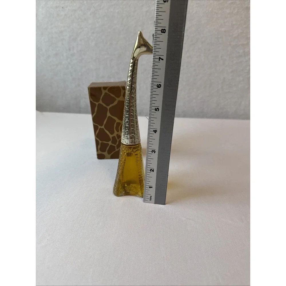 VTG 1975 Avon Graceful Giraffe Cologne Decanter 1.5oz New Old Stuck Full Box